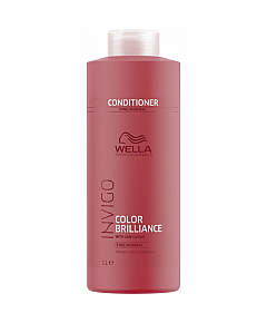Wella INVIGO Color Brilliance - Бальзам-уход для защиты цвета окрашенных нормальных и тонких волос 1000 мл